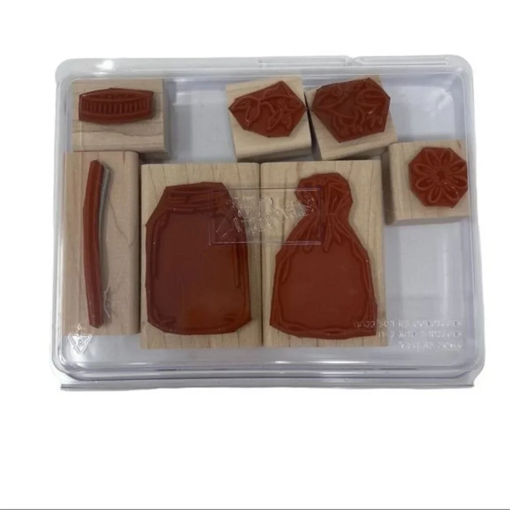 Stampin' Up! All Wrapped Up Set of 7 Stamps EUC